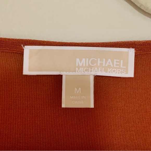 Michael Kors Orange Blouse - Picture 2 of 6